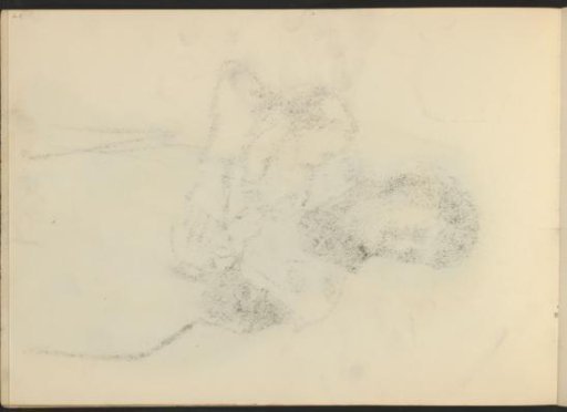 Impression of the chalk drawing on sheet 6 recto