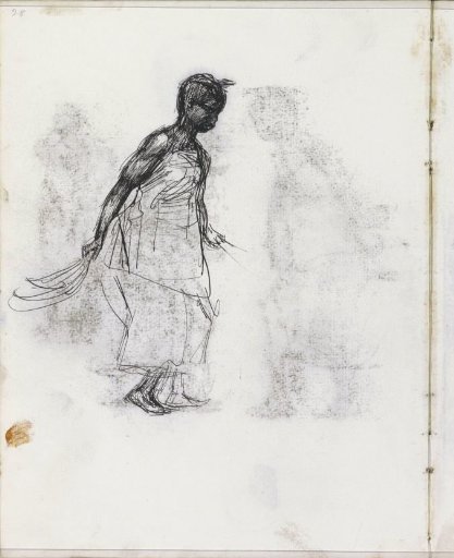 African Woman, Possibly a Dancer