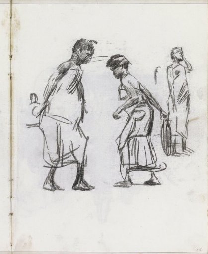 African Figures, Possibly Dancers