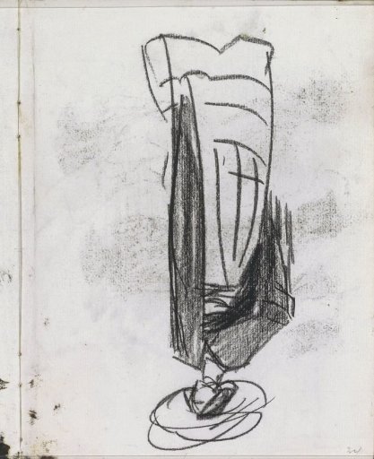 Standing woman with hat