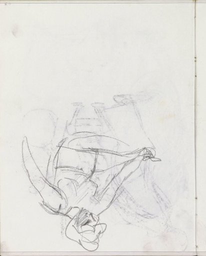Female nude with outstretched arms