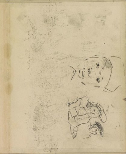 Two women and a head