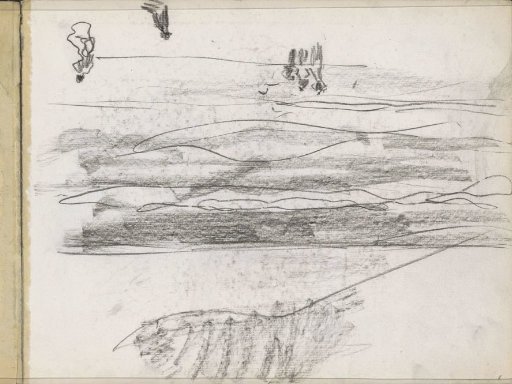 Figures by the sea