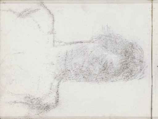 Impression of the chalk drawing on sheet 2 recto