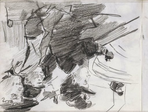 Spectators, possibly on a theater balcony