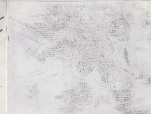Tracing of the chalk drawing on sheet 10 verso