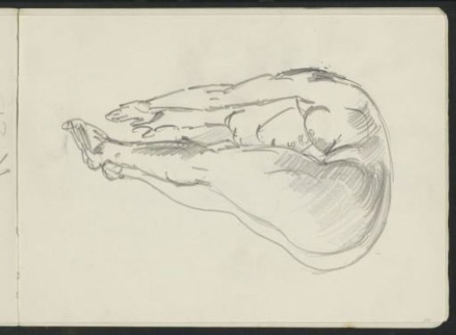 Female Nude in a Candle-Holding Pose