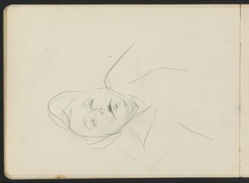 Woman with an Arm Behind Her Head