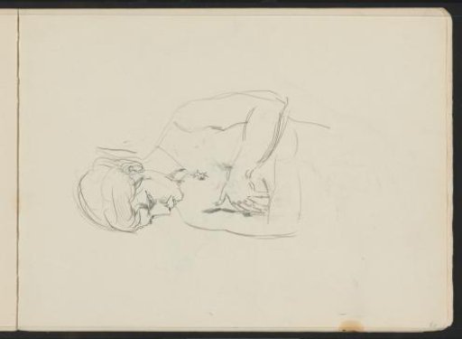Female nude with pendant