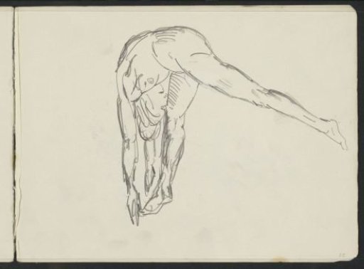 Gymnastic female nude