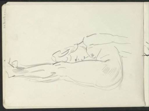 Female Nude Practicing Gymnastics