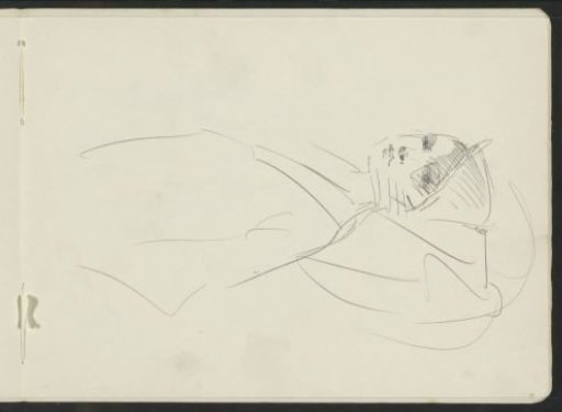 Woman with Headdress, Possibly a Revue Dancer