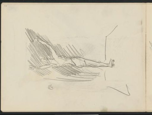 Standing woman with outstretched arms