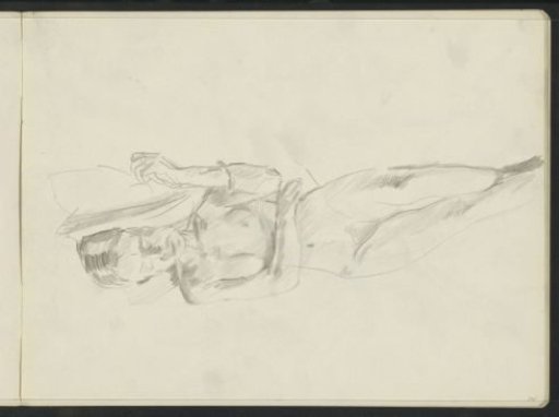 Reclining Female Nude, Possibly Sleeping