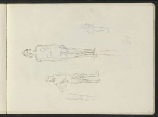 Study Sheet with Standing Figures