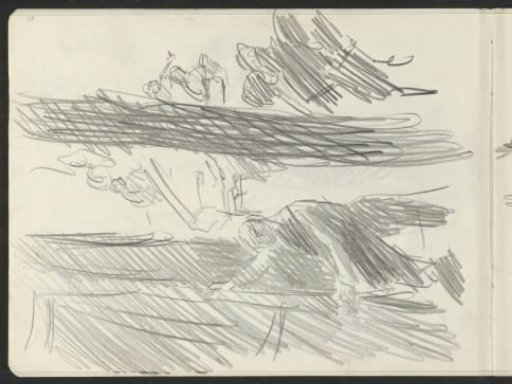 Figures between stage wings