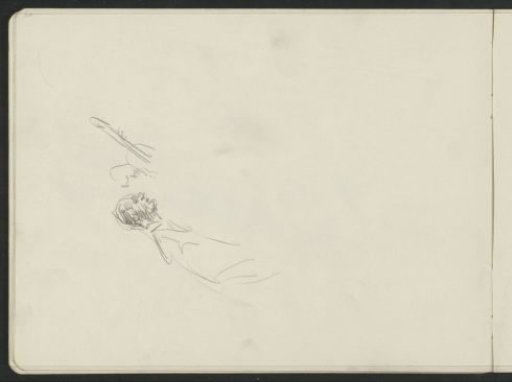 Standing man, in profile