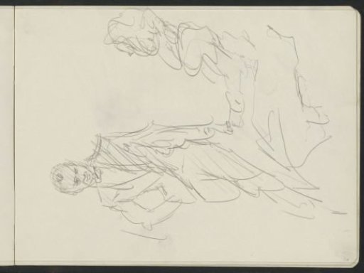 Standing man before a seated woman
