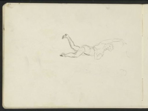 Female nude, possibly dancing
