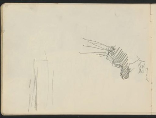 Study, possibly of spectators in a theater