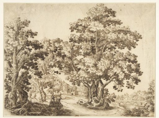 Landscape with Groups of Trees