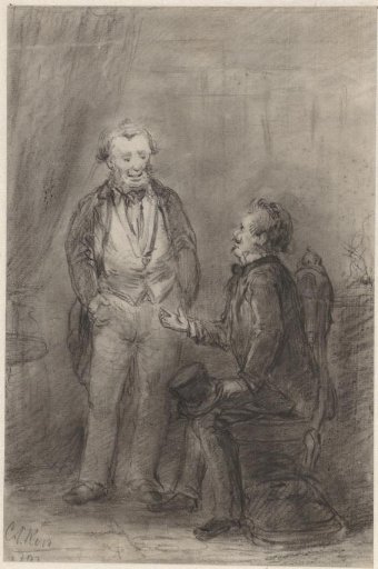 Two gentlemen in conversation