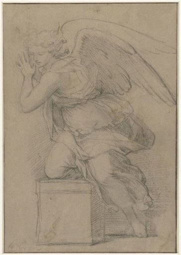 Angel in adoration