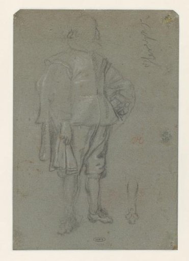 Study of a Standing Man with Hat Under the Arm