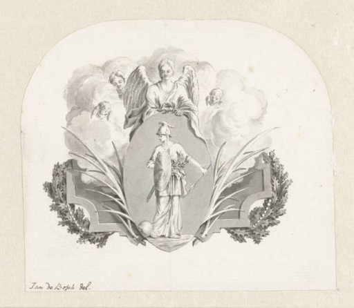 Design for a vignette with an allegorical representation