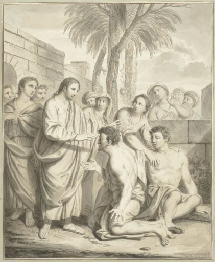 Christ Healing Two Blind Men