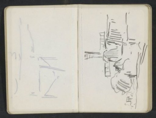 Village view with a mill