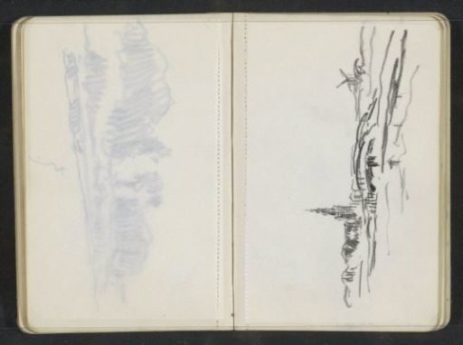 Landscape with a bridge, mill and church tower