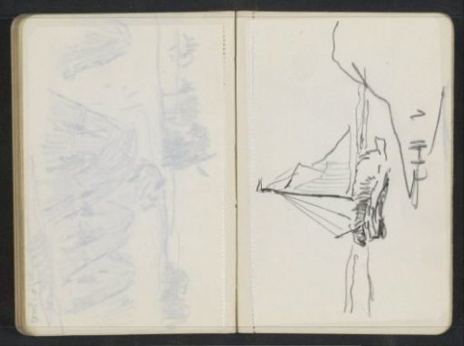 Sailing boat at or on a beach