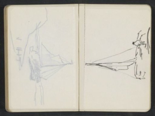 Figure on a sailing boat