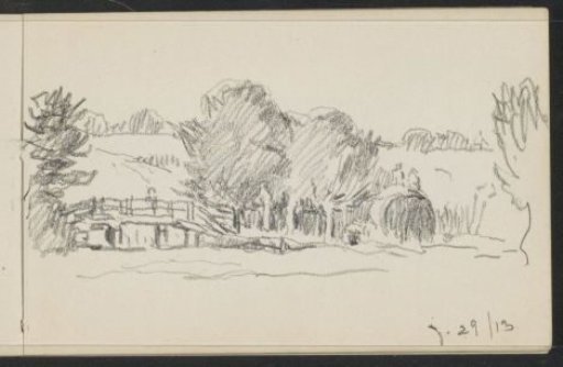 Landscape with a bridge