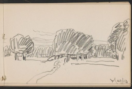 Landscape with trees