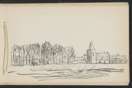 View of Veere with the Campveerse Tower