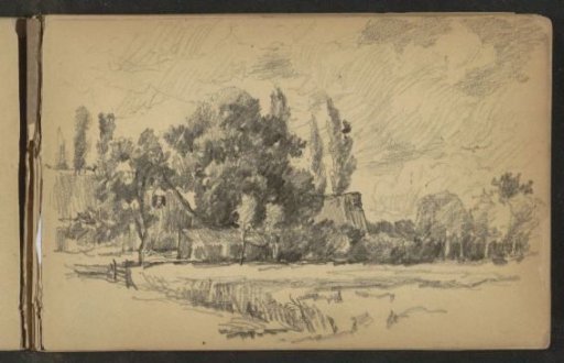Farmhouse Among the Trees