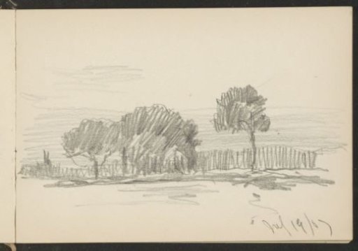 Landscape with trees