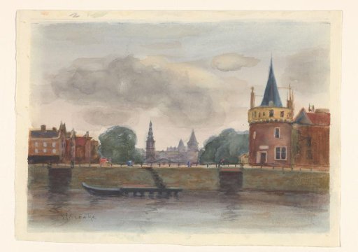 View of the Schreierstoren in Amsterdam