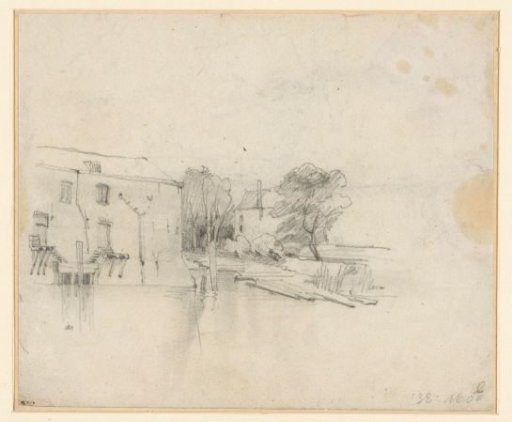 Houses along a canal