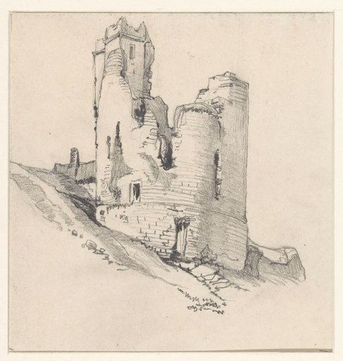 Ruined tower of a castle
