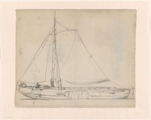 Long Boat with Full Sails