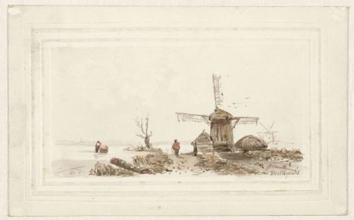 Landscape with mill