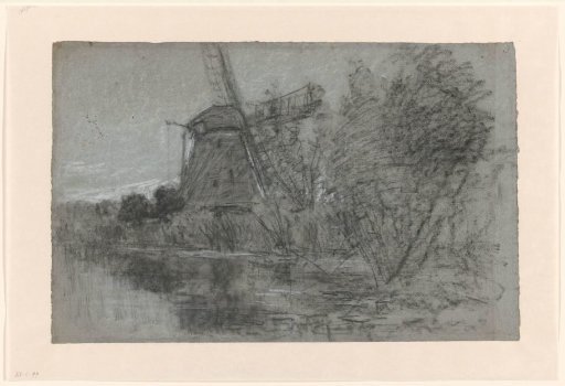 Landscape with a mill