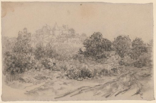 Landscape with a view of Bentheim Castle