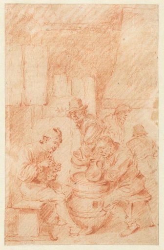 Inn with Drinking Peasants