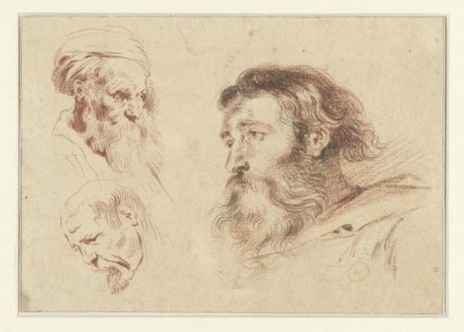 Three men's heads