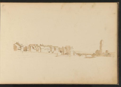 View of a city on a river