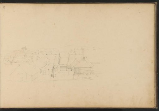 View of a city by the sea